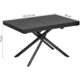 Стеклянный стол Melania