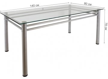 Обеденный стол Робер 15 металлик / без рисунка