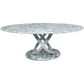 Стеклянный стол Сфера Овал