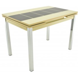 Стеклянный стол Шанхай Каре