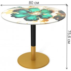 Стеклянный стол Sheffilton SHT-TU43/TT32 80