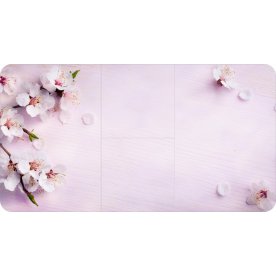 Стеклянный стол Цветы