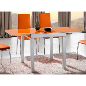 Стол МТ 4001 оранжевое стекло