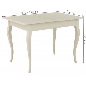 Стеклянный стол DikLine M110