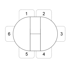 Стеклянный стол 1000 C