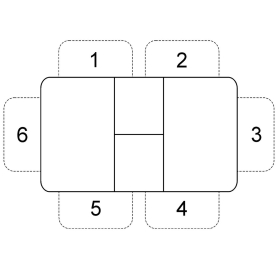Стеклянный стол 900 C