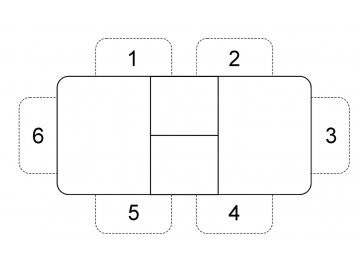 Стеклянный стол Инфинити 1100