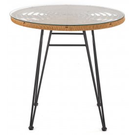 Стеклянный стол Вайл 79/76