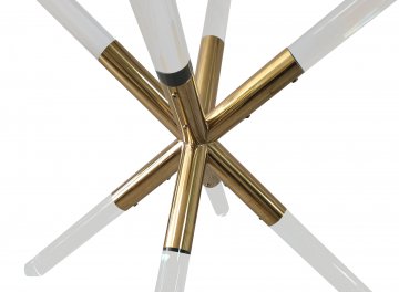 Обеденный стол Крит прозрачный