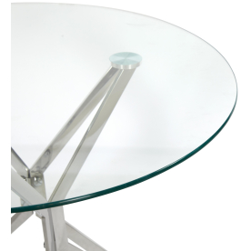 Стеклянный стол Матью 90