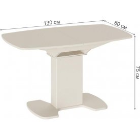 Стол на тумбе Портофино 105.02.11