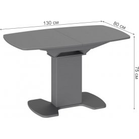 Стол на тумбе Портофино 105.02.11