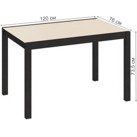 Стеклянный стол Диез Т4