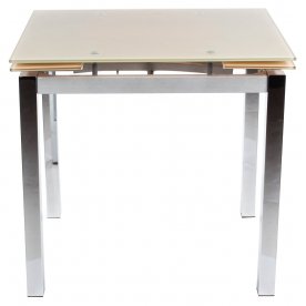 Стол раскладной TB017-26 бежевый / хром