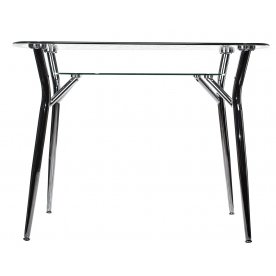 Стол стеклянный А6С-2 рисунок серый