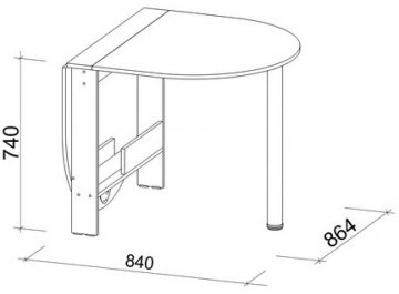 Стол-книжка СтК12