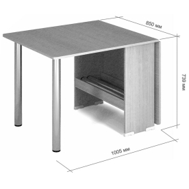 Стол-книжка СКР-4-Р