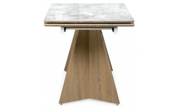 Керамический стол Ливи 140(200)х80х78 carla larkin / дуб монтана