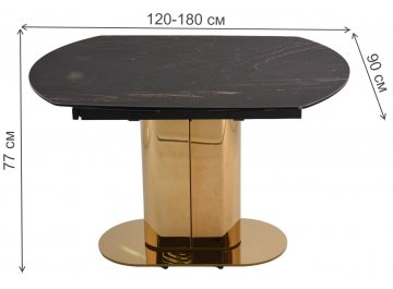 Керамический стол Атриум-2 120-180х90х77