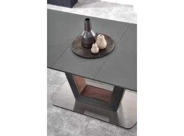 Обеденный стол Bilotti темно-серый / орех