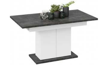 Стол деревянный обеденный Детройт Тип 1 дуб крафт золотой / ателье темное