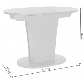 Стол на тумбе Leset Флер