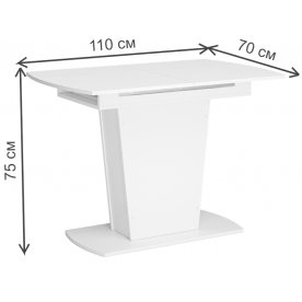 Стол на тумбе Оливер-02