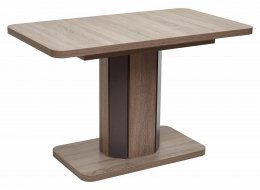 Стол на тумбе Stork 120 дуб канзас / вольфрам