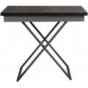 чёрный мрамор / серебро