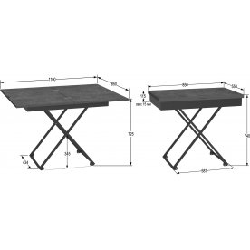 Стол-трансформер Калифорния Андрэ Loft