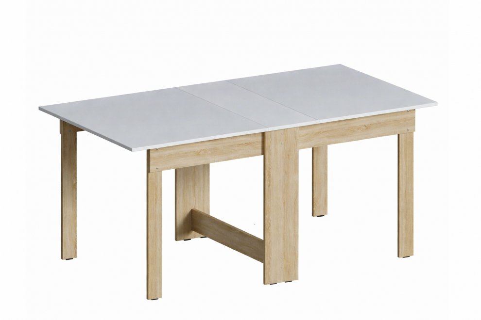 Стол-книжка СТК-8 дуб сонома / белый