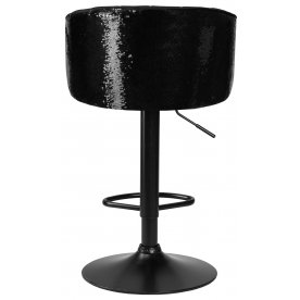 Барный стул Darcy Black Shiny