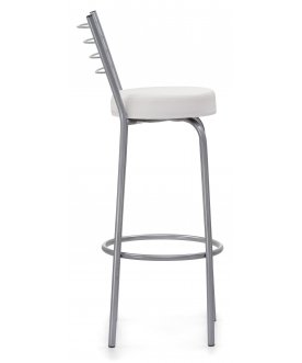 Барный стул Kuroda белый полимер / светлый мусс