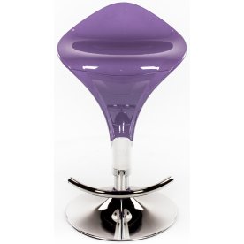 Барный стул Mario бело-фиолетовый