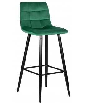 Барное кресло Nicole коричневый / черный матовый