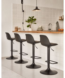 Барный стул Orlando-T черный