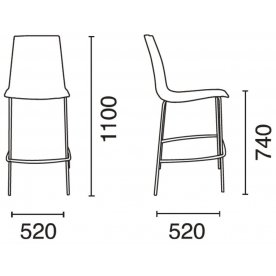Барный стул PP/xtremebsl37