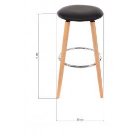 Барный стул Ring черный