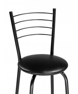 Барный стул Sadov черный / светлый мусс