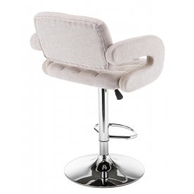 Барный стул Shiny ткань cream
