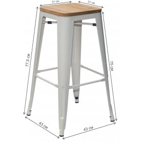 Барный стул Тиоли