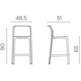 Полубарный стул 003/4035604000