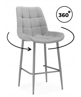 Стул барный Челси 360 светло-серый (zd 960) / серый np