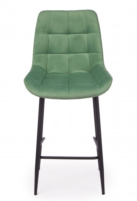 Полубарный стул Челси фисташковый (zd 651) / черный