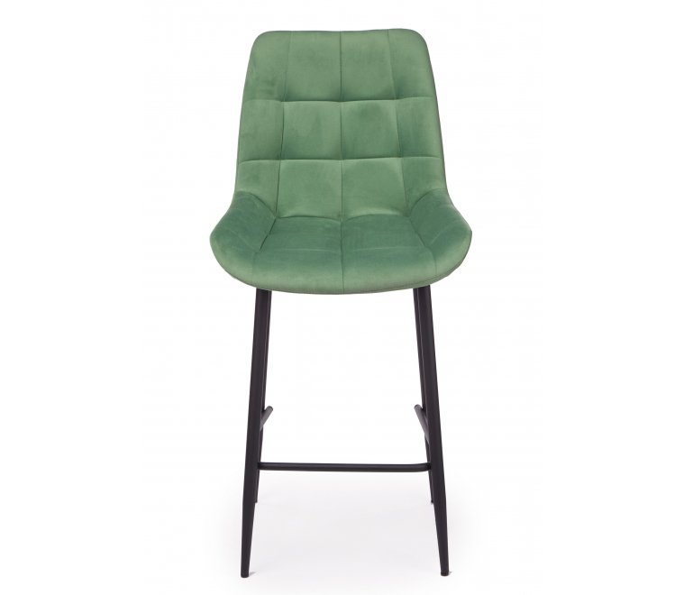 Полубарный стул Челси фисташковый (zd 651) / черный