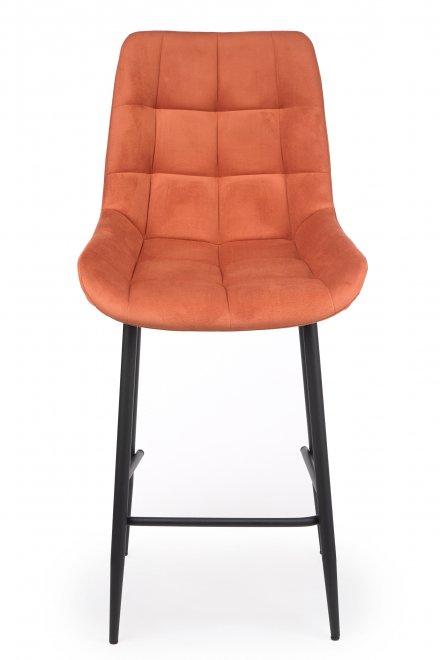Полубарный стул Челси терракотовый (zd 432) / черный