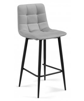 Стул барный Чилли Мини светло-серый (zd 960) / черный np