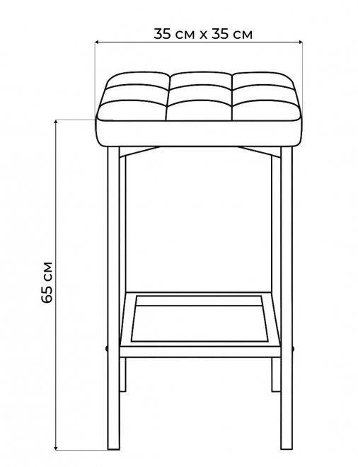Полубарный стул Лофт мадера 20 / белый матовый