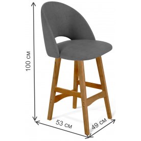 Полубарный стул SHT-ST34