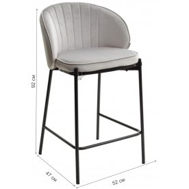 Полубарный стул Wendy 